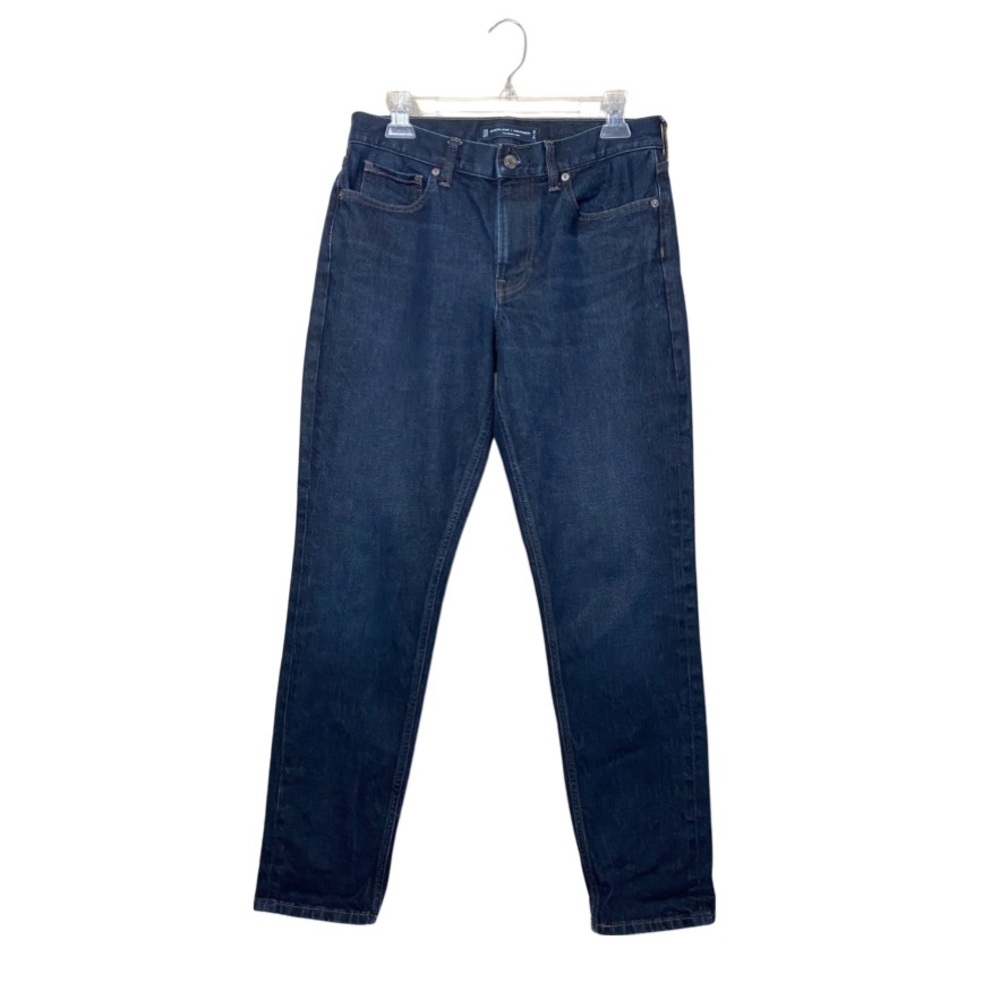 Everlane Uniform The Athletic Jean Dark Indigo Wash Straight Size 29”